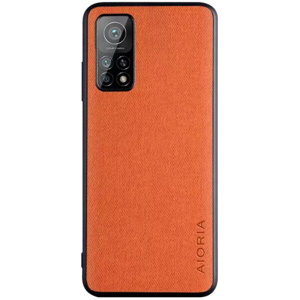 

Противоударный Защитный Термополиуретановый Чехол - Накладка AIORIA Textile для Xiaomi Mi 10T / Mi 10T Pro Матовый / Классический / Тканевый / Оранжевый