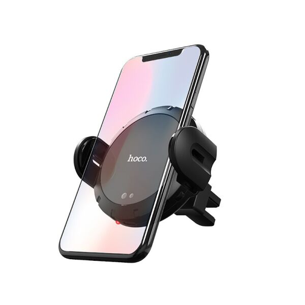 

Автомобильный Держатель на Решетку для смартфона IPhone и Android с Поворотом 360 Hoco CA35 Lite Автодержатель - Зажим ( Прищепка ) с Автозахватом Черный Black