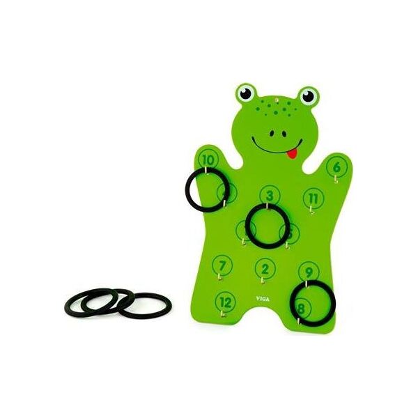 

Игровой набор Viga Toys Лягушонок с кольцами (50661)