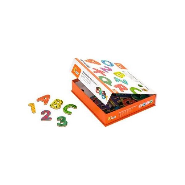 

Набор магнитных букв и цифр Viga Toys, 77 шт. (59429)