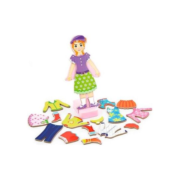 

Набор магнитов Viga Toys Гардероб девочки (59652)