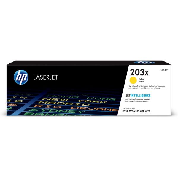

Картридж HP 203X CLJ M280/M281/M254 Yellow (CF542X)