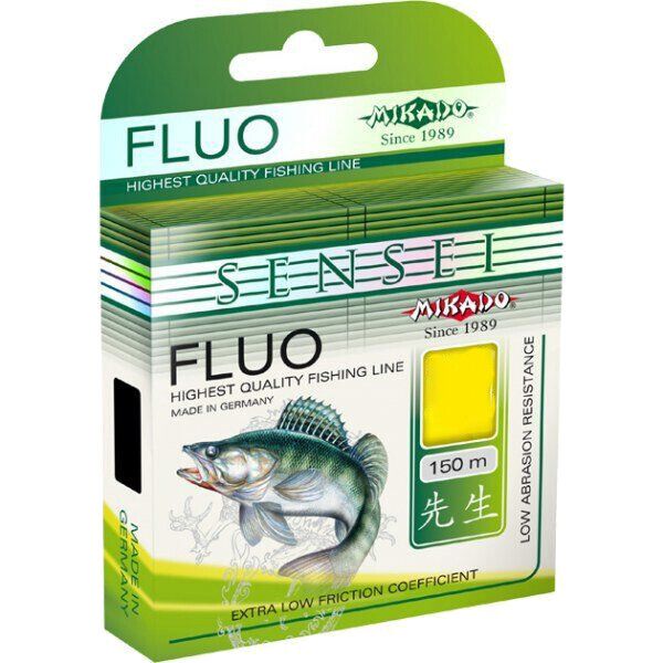 

Леска Mikado Sensei Fluo 150m 0.26mm 8.1kg зеленый флуоресцентный (ZSY-026)