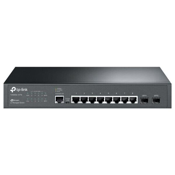 

Коммутатор TP-Link T2500G-10TS (TL-SG3210) 8x1GE, 2x1GE/SFP, L2, JetStream (T2500G-10TS)