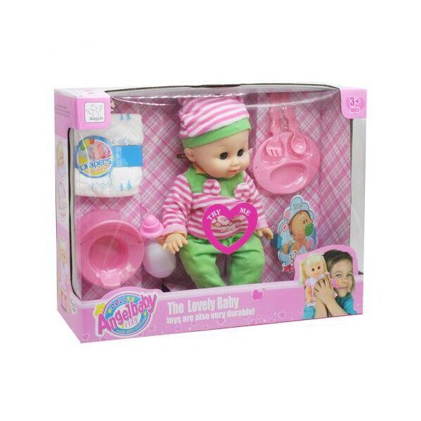 

Игровой набор с пупсом Angel Baby в шапочке MiC (sv-72) (150989)