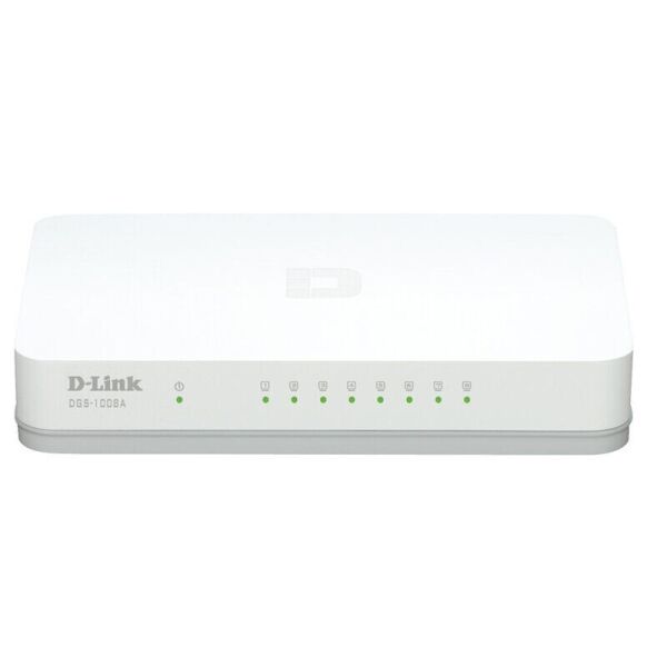 

Коммутатор D-Link DGS-1008A 8xGE, Desktop, Неуправляемый (DGS-1008A)