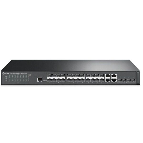 

Коммутатор TP-LINK T2600G-28SQ 24xGE SFP, 4xGE/SFP, 4x10GE SFP,1xconsole microUSB, L2 (T2600G-28SQ)