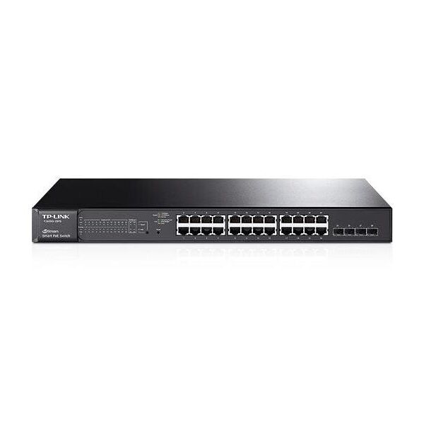 

Коммутатор TP-LINK T1600G-28PS (TL-SG2424P) 24x1GE/PoE+192W, 4x1GE/SFP, JetStream (T1600G-28PS)