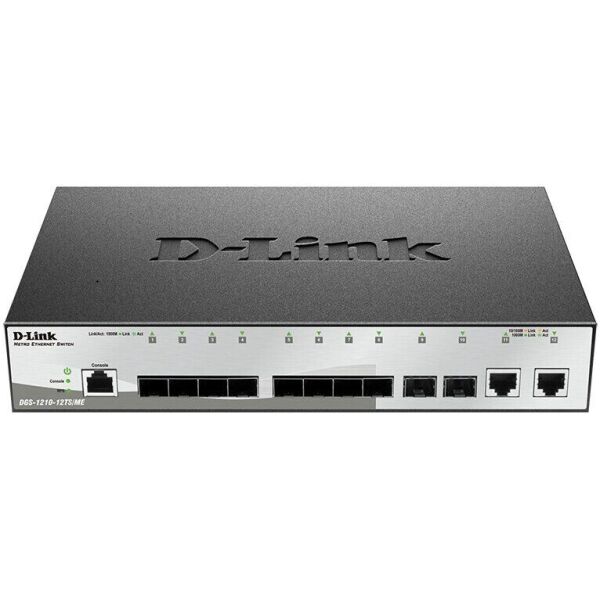

Коммутатор D-Link DGS-1210-12TS/ME 10xSFP (1G), 2x1GE (DGS-1210-12TS/ME)
