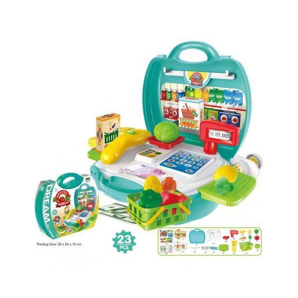 

Игровой набор Супермаркет в чемоданчике Bowa (8314) (118646)