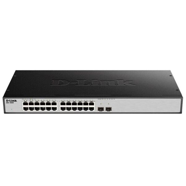 

Коммутатор D-Link DGS-1026X 24x1GE, 2xSFP+, Неуправляемый, QoS (DGS-1026X)