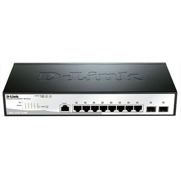 

Коммутатор D-Link DGS-1210-10/ME/A1 8x1GE, 2xSFP, Smart (DGS-1210-10/ME/A)