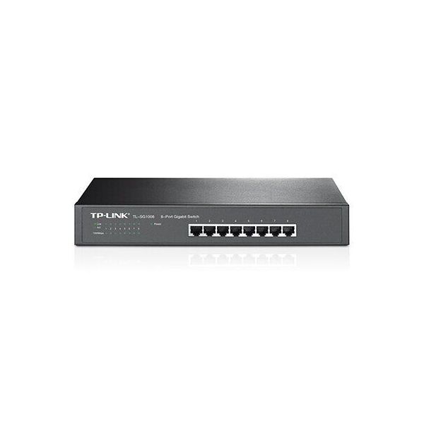 

Коммутатор TP-LINK TL-SG1008 8x1GE, Неуправляемый, Стоечный (TL-SG1008)