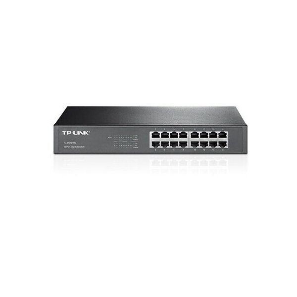 

Коммутатор TP-LINK TL-SG1016D 16x1GE, Неуправляемый, Стоечный (TL-SG1016D)