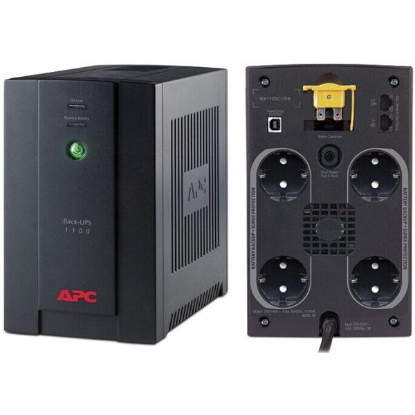 

Источник бесперебойного питания APC Back-UPS 1100VA (BX1100CI-RS)