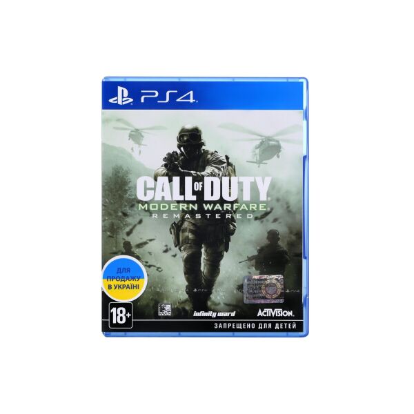 

Игра для PS4 Call of Duty: Modern Warfare. Remastered 2017 Blu-Ray диск (88074RU)