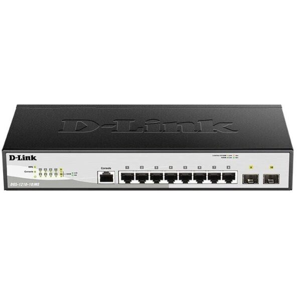 

Коммутатор D-Link DGS-1210-10/ME/B1 8x1GE, 2xSFP, Smart (DGS-1210-10/ME/B)