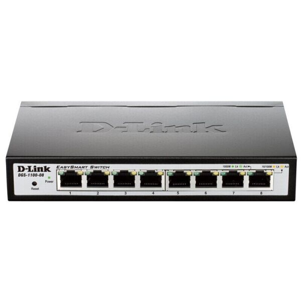 

Коммутатор D-Link DGS-1100-08 8port 1GE, EasySmart (DGS-1100-08)