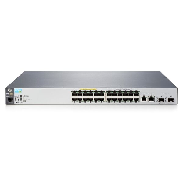 

Коммутатор HP 2530-24-PoE+ 24x10/100+2xGE-T +2xGE-SFP, L2, 195W, Warranty (J9779A)