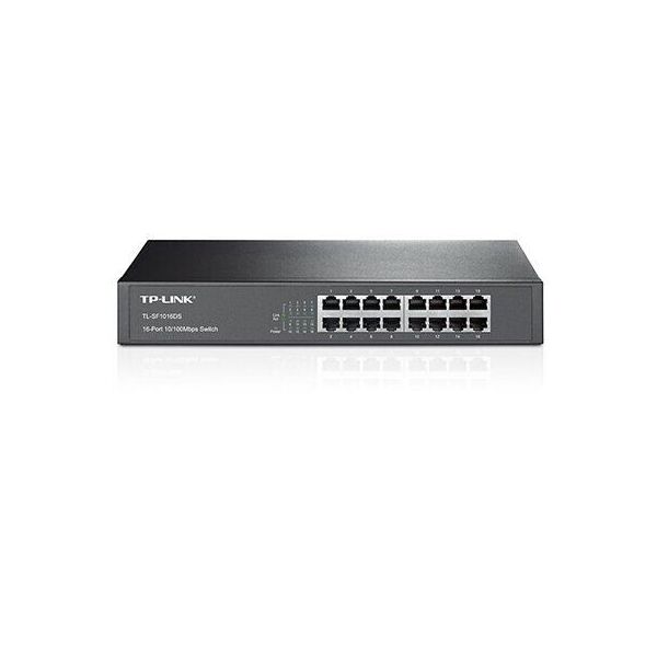 

Коммутатор TP-LINK TL-SF1016DS 16xFE, Неуправляемый, Стоечный (TL-SF1016DS)