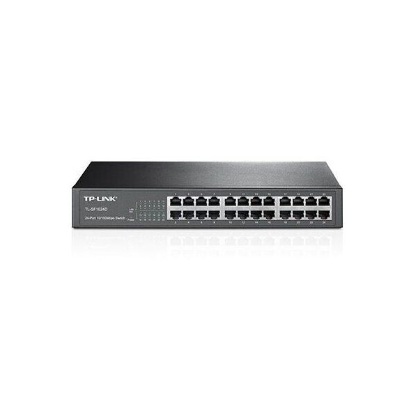 

Коммутатор TP-Link TL-SF1024D 24xFE, Неуправляемый, Стоечный (TL-SF1024D)