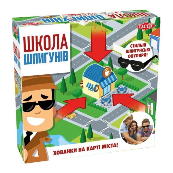 

Настольная игра Tactic Школа шпионов (на украинском языке)