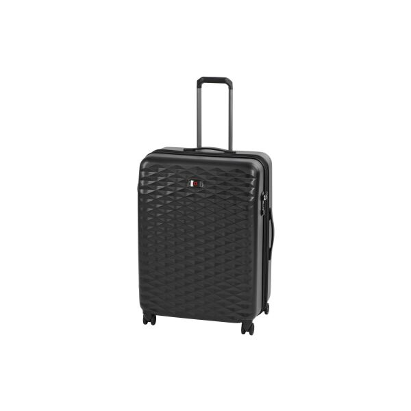 

Чемодан пластиковый Wenger, Lumen 28'', большой, 4 колеса, (чёрный) (604342)