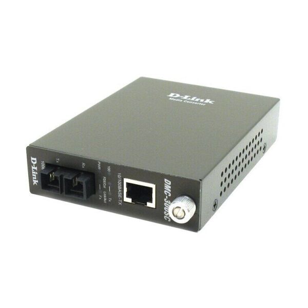 

Медиаконвертер D-Link DMC-300SC 1x100BaseTX-100BaseFX, MM 2km, SC (DMC-300SC)