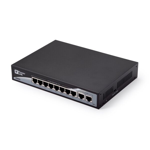 

Коммутатор 2E PowerLink SP802G 10xGE (8xGE PoE, 2xGE Uplink, 150W) (2E-SP802G)