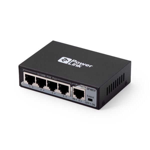 

Коммутатор 2E PowerLink SP401F 5xFE (4x FE PoE, 1xFE Uplink, 50W) (2E-SP401F)