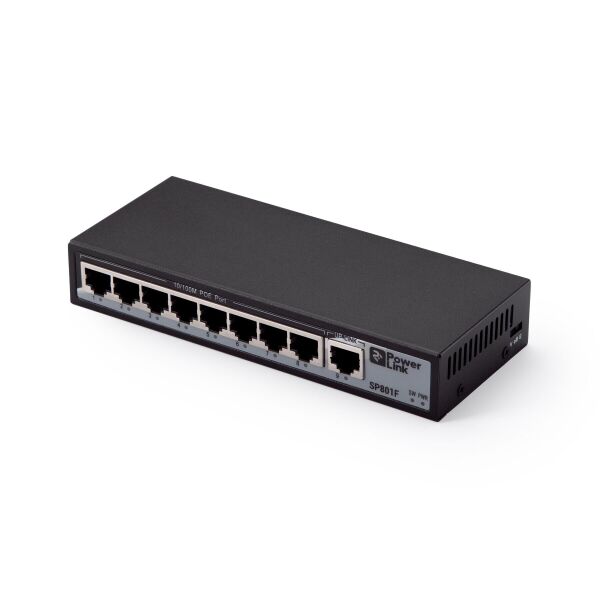 

Коммутатор 2E PowerLink SP801F 9xFE (8xFE PoE, 1xFE Uplink, 104W) (2E-SP801F)