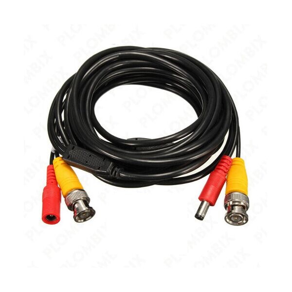 

Кабель коаксиальный для видеонаблюдения обжатый Green Vision GV-BNC+DC-5M