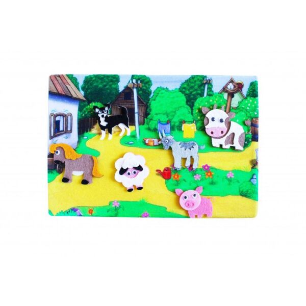 

Развивающая игра с фетра Домашние животные (ПФ-003) PF-003