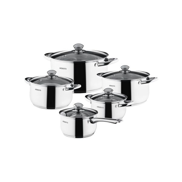 

Набор посуды Ardesto Gemini Gourmet, 10 пред., нержавеющая сталь (AR1910PS)