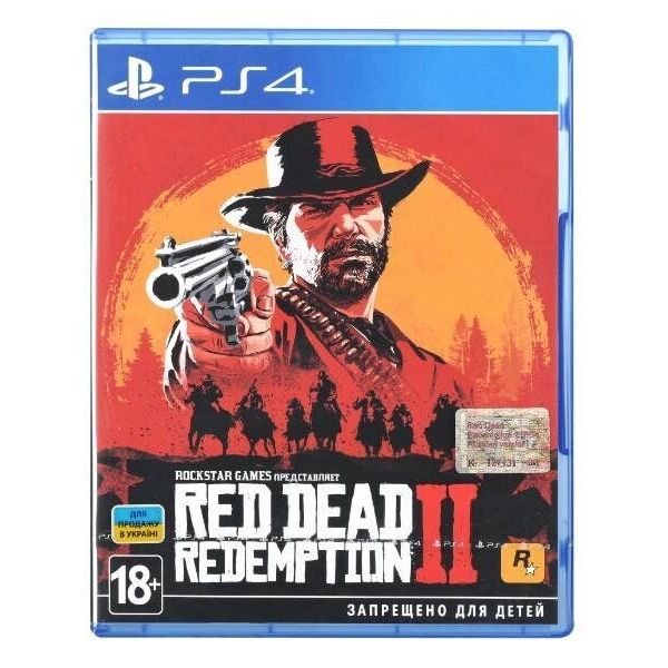 

Игра для PS4 Red Dead Redemption 2 Blu-Ray диск (5026555423175)
