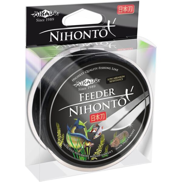 

Леска Mikado Nihonto Feeder 150m 0.22mm 6.5kg черный (ZNF-022)