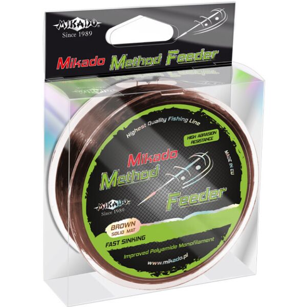 

Леска Mikado Method Feeder 150m 0.22mm 4.5kg бронзовый (ZMF-022)