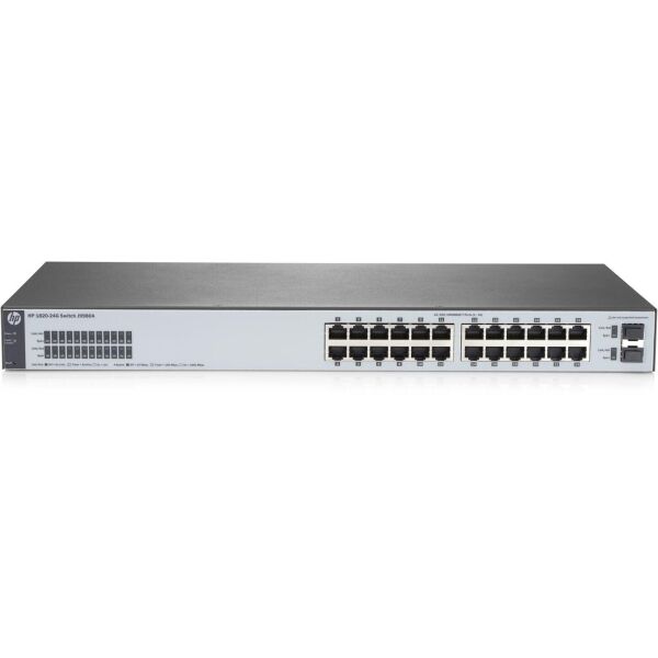 

Коммутатор HP 1820-24G Smart Switch, 24xGE+2xGE-SFP ports, L2, LT Warranty (J9980A)