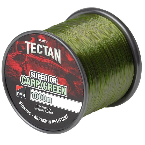 

Леска DAM Damyl Tectan Carp 1000m 0.33mm 8kg green (66283)