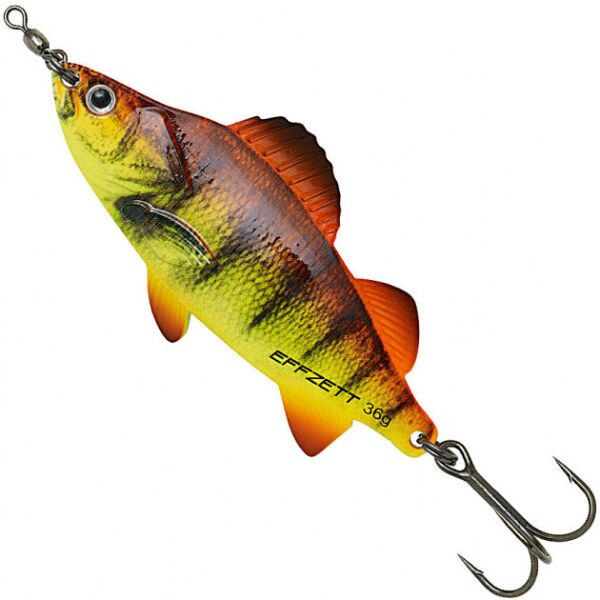 

Блесна DAM Effzett Perch Spoon 62g 110mm orange perch UV (66672)