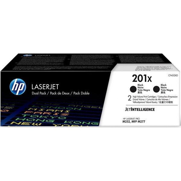 

Картридж HP 201X CLJ M252/M277 Black Двойная упаковка (CF400XD)