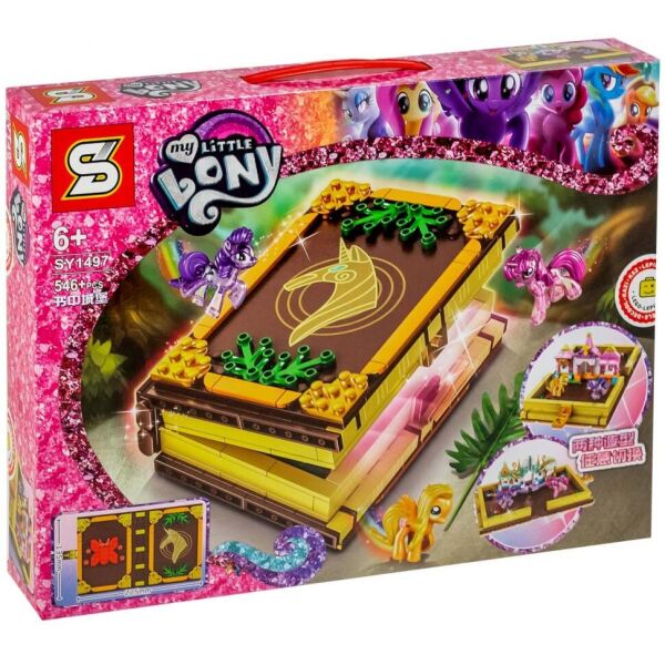 

Конструктор книга-игровое поле SY1497 Little Pony 546 деталей