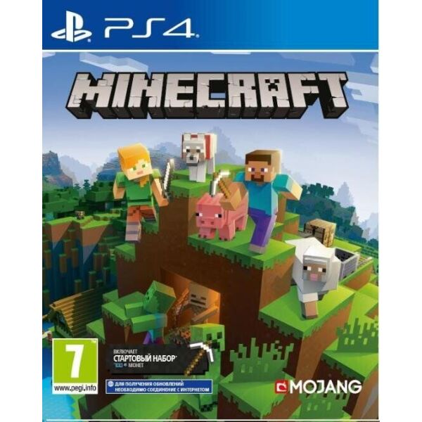 

Игра для PS4 Minecraft. Playstation 4 Edition Blu-Ray диск (9345008)