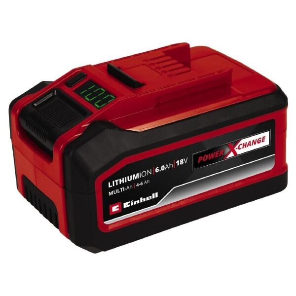 

Аккумулятор Einhell 18V 4-6 Ah Power-X-Change Plus Multi-Ah (переключатель емкости) (4511502)