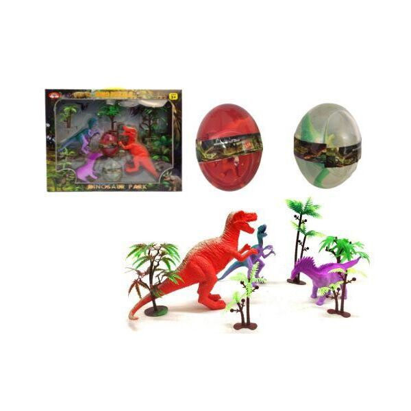 

Игровой набор Парк динозавров + 2 лизуна в яйце Hui Le Guan (68619A-2) (118335)