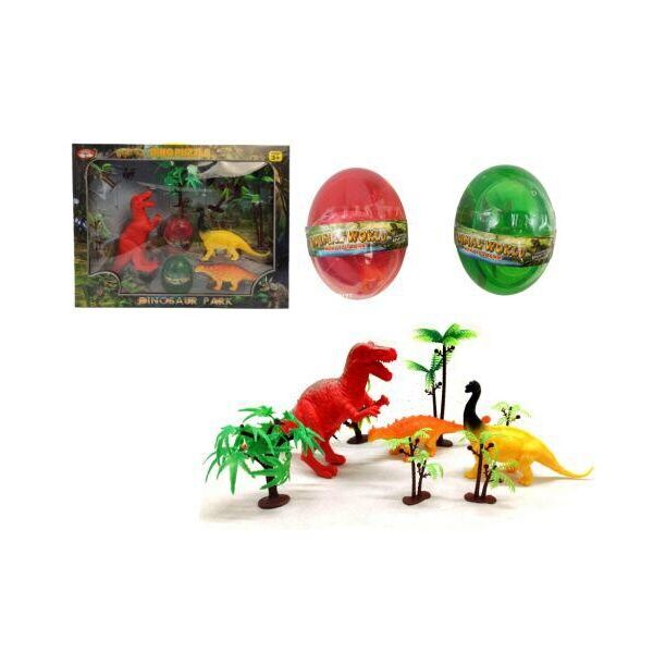 

Игровой набор Парк динозавров + 2 лизуна в яйце Hui Le Guan (68619A-2) (118336)