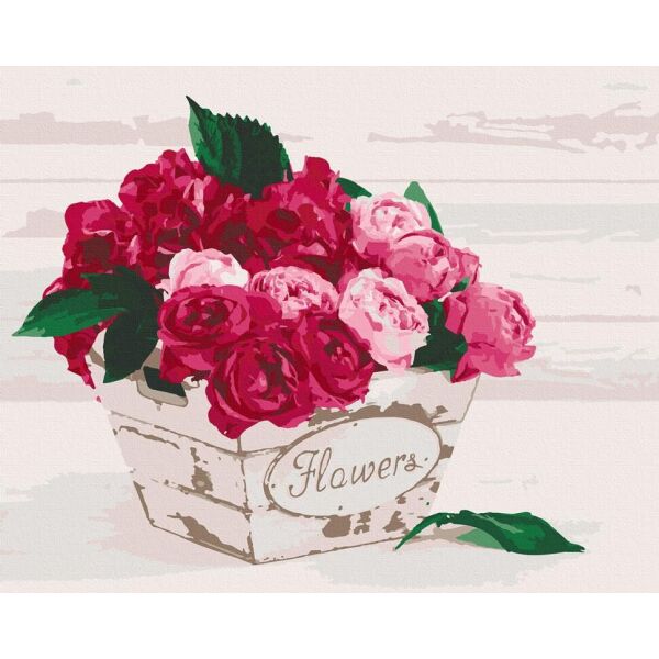 

Картина по номерам. Art Craft Flower's box 38*50 см 12137-AC