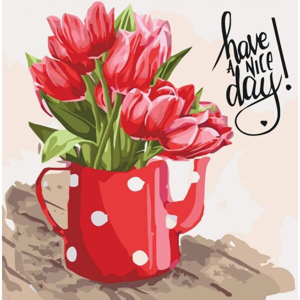

Картина по номерам. Art Craft Have a nice day 40*40 см 12108