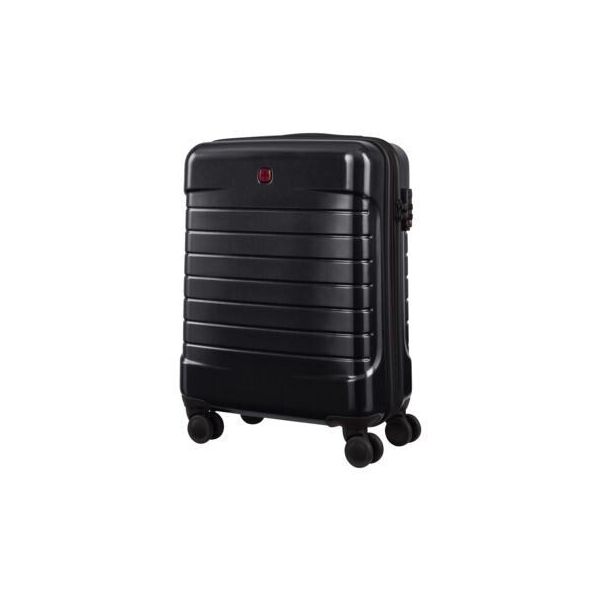 

Чемодан пластиковый Wenger, Lyne, малый, 4 колеса (чёрный) (610109)