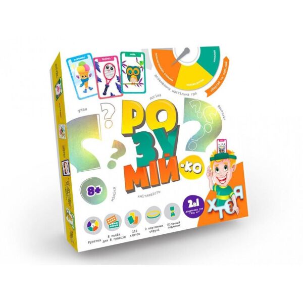 

Развивающая настольная игра Розумій-ка укр. GRZ-01-01U